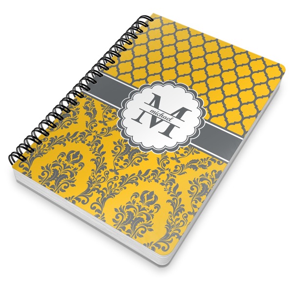 Damask & Moroccan Spiral Journal 7 x 10 - Main