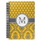 Damask & Moroccan Spiral Journal Large - Front View