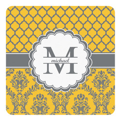 Damask & Moroccan Square Decal - Small (Personalized)