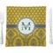 Damask & Moroccan Square Dinner Plate