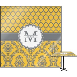 Damask & Moroccan Square Table Top - 24" (Personalized)