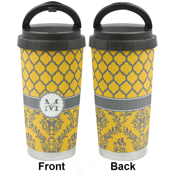 Damask & Moroccan Stainless Steel Travel Cup - Apvl