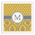 Damask & Moroccan Paper Dinner Napkins (Personalized)
