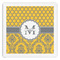 Damask & Moroccan Paper Dinner Napkin - Front View