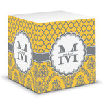 Damask & Moroccan Sticky Note Cube (Personalized)
