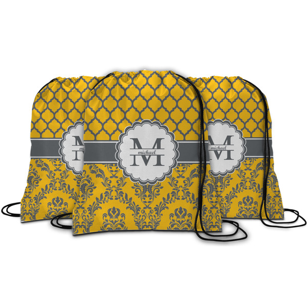 Damask & Moroccan String Backpack - MAIN