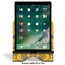 Damask & Moroccan Stylized Tablet Stand - Front with ipad