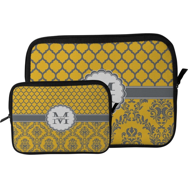 Damask & Moroccan Tablet Sleeve (Size Comparison)