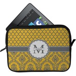 Damask & Moroccan Tablet Case / Sleeve - Small (Personalized)