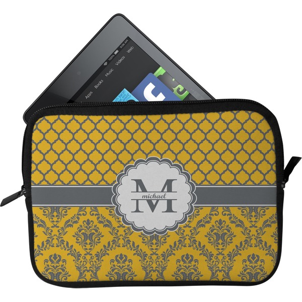 Custom Damask & Moroccan Tablet Case / Sleeve - Small (Personalized)