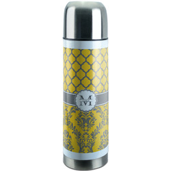 Damask & Moroccan Stainless Steel Thermos (Personalized)