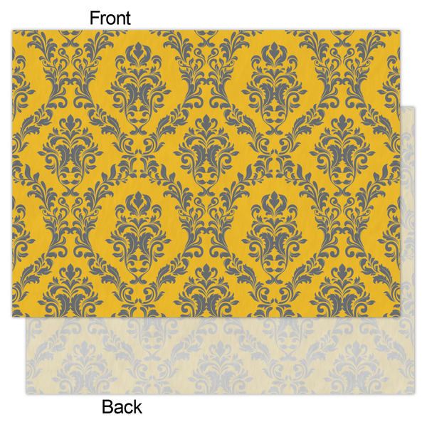 Damask & Moroccan Tissue Paper - Heavyweight - Large - Front & Back