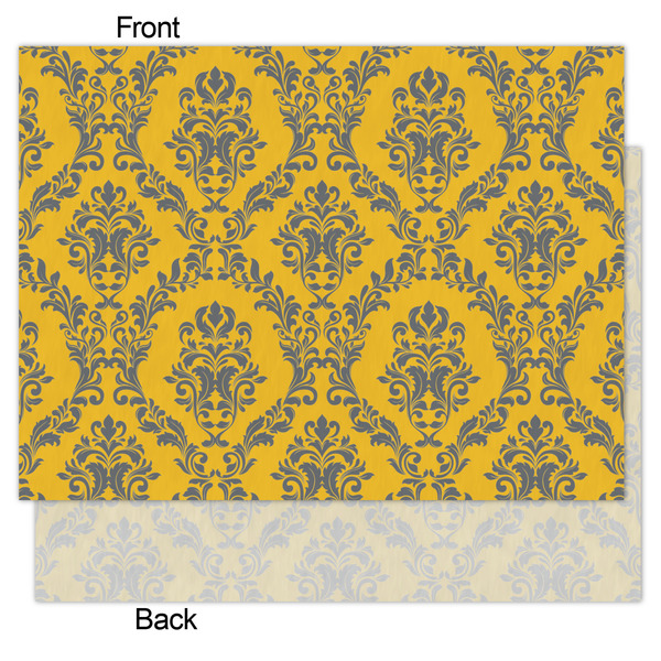 Damask & Moroccan Tissue Paper - Heavyweight - Medium - Front & Back