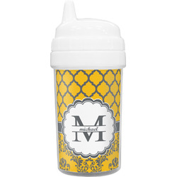 Damask & Moroccan Sippy Cup (Personalized)