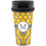 Damask & Moroccan Acrylic Travel Mug without Handle (Personalized)