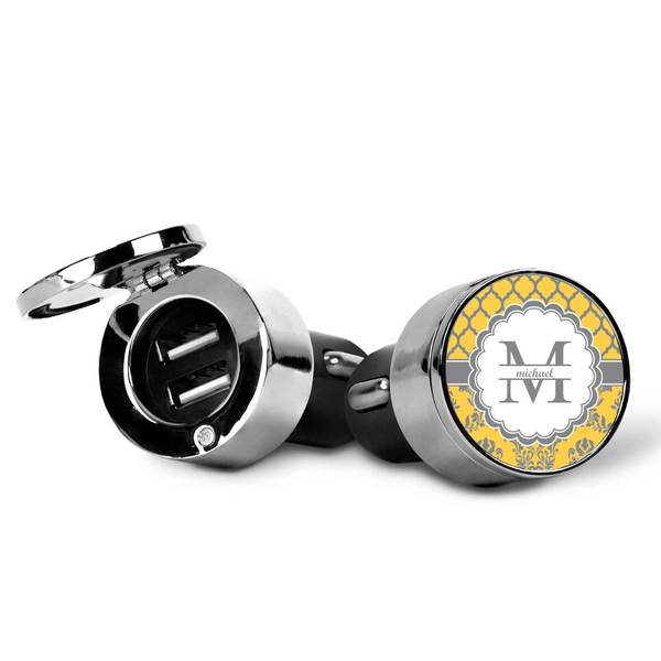 Damask & Moroccan USB Car Charger