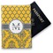 Damask & Moroccan Vinyl Passport Holder (Personalized)