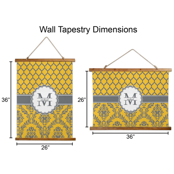 Damask & Moroccan Wall Hanging Tapestries - Parent/Sizing