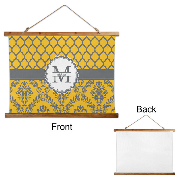 Damask & Moroccan Wall Hanging Tapestry - Landscape - APPROVAL