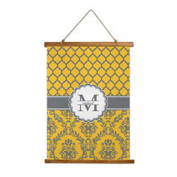 Damask & Moroccan Wall Hanging Tapestry (Personalized)