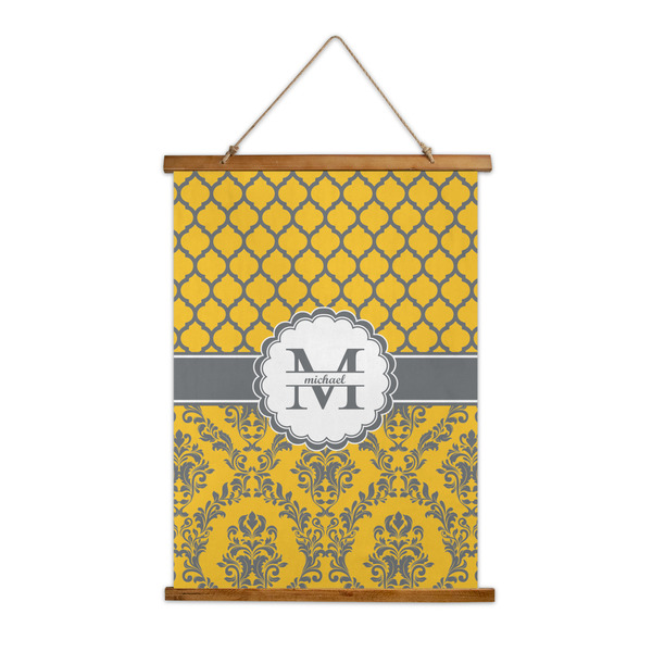 Custom Damask & Moroccan Wall Hanging Tapestry (Personalized)