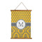 Damask & Moroccan Wall Hanging Tapestry - Tall (Personalized)