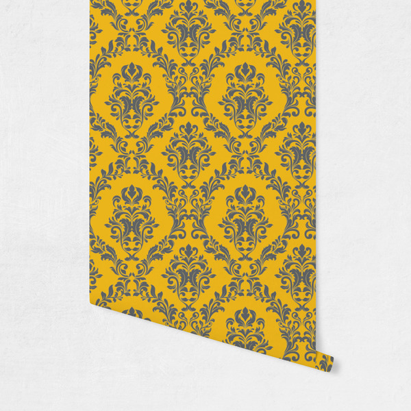 Damask & Moroccan Wallpaper on Wall