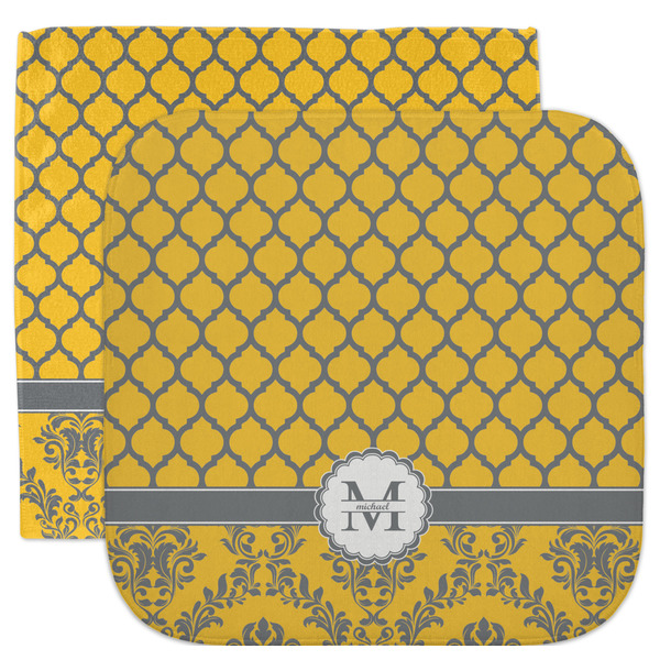 Custom Damask & Moroccan Facecloth / Wash Cloth (Personalized)