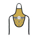 Damask & Moroccan Bottle Apron (Personalized)