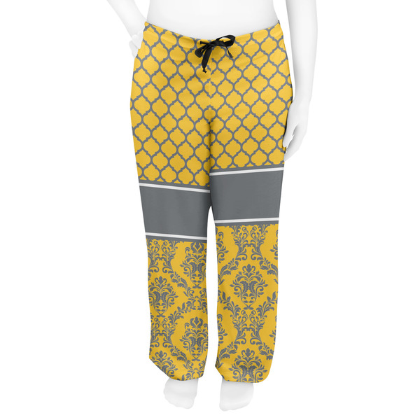 Damask & Moroccan Women's Pj on model - Front