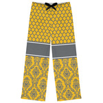 Damask & Moroccan Womens Pajama Pants - S