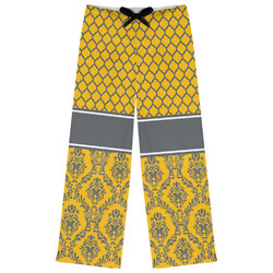 Damask & Moroccan Womens Pajama Pants - S