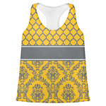 Damask & Moroccan Womens Racerback Tank Top - X Small