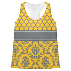 Damask & Moroccan Womens Racerback Tank Top (Personalized)