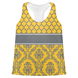 Damask & Moroccan Womens Racerback Tank Top