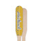 Damask & Moroccan Wooden Food Pick - Paddle - Single Sided - Front & Back