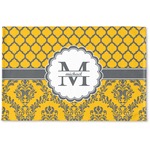 Damask & Moroccan Woven Mat (Personalized)