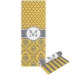 Damask & Moroccan Yoga Mat - Printable Front and Back (Personalized)