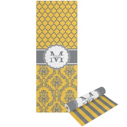 Damask & Moroccan Yoga Mat - Printed Front and Back (Personalized)