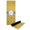 Damask & Moroccan Yoga Mat with Black Rubber Back Full Print View