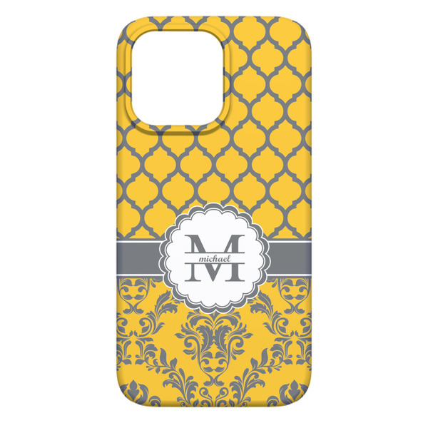 Damask & Moroccan iPhone 13 Pro Max Case - Back