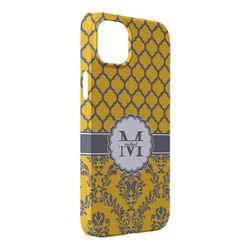 Damask & Moroccan iPhone Case - Plastic - iPhone 14 Plus (Personalized)