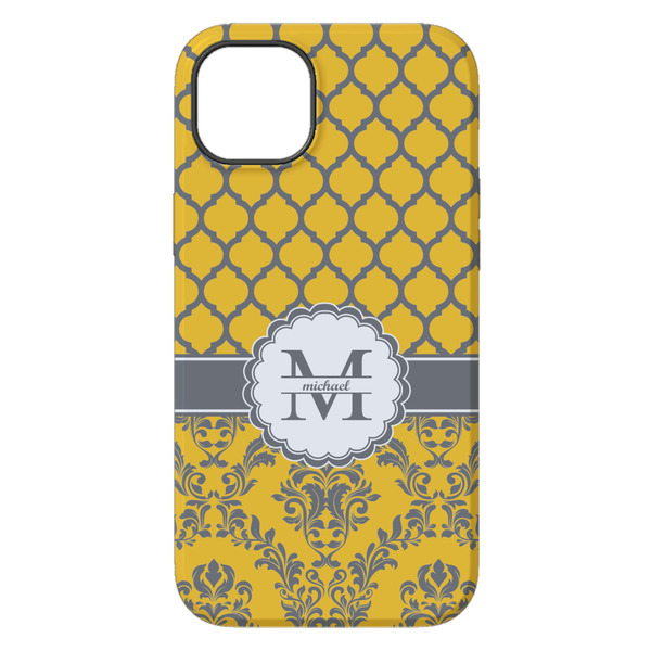 Damask & Moroccan iPhone 14 Plus Tough Case - Back