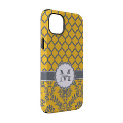 Damask & Moroccan iPhone Case - Rubber Lined - iPhone 14 Pro (Personalized)