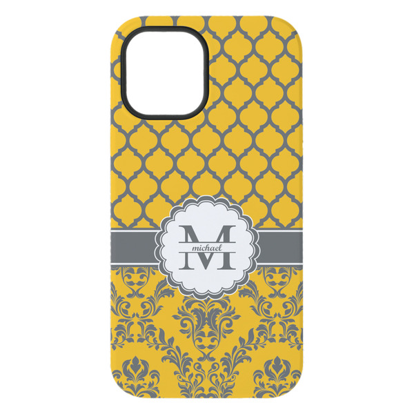Damask & Moroccan iPhone 15 Plus Tough Case - Back