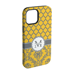 Damask & Moroccan iPhone Case - Rubber Lined - iPhone 15 (Personalized)