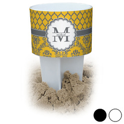 Damask & Moroccan Beach Spiker Drink Holder (Personalized)
