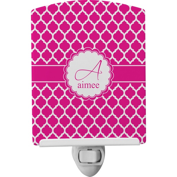 Custom Moroccan Ceramic Night Light (Personalized)