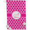 Hot Pink Moroccan Golf Towel (Personalized)