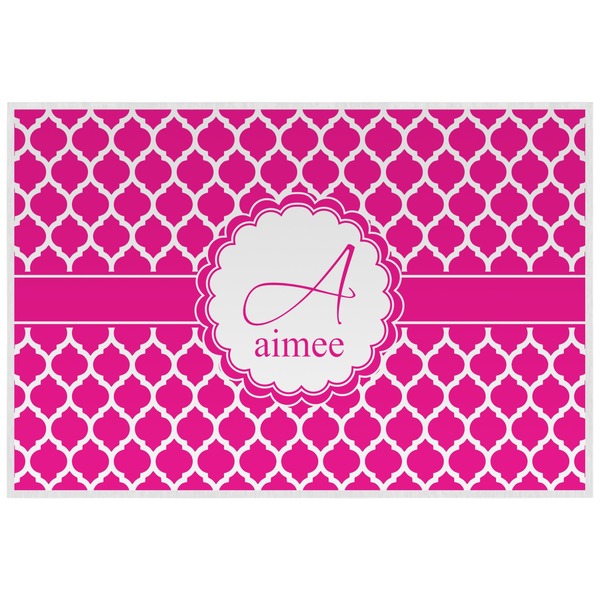Custom Moroccan Laminated Placemat w/ Name and Initial
